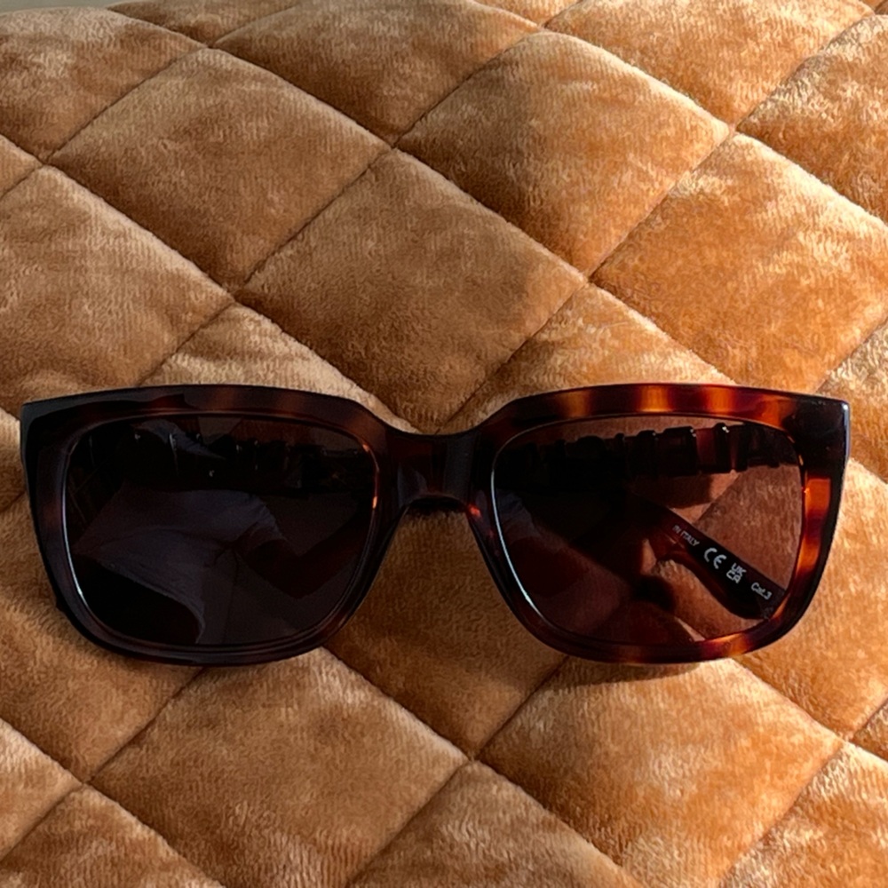 Balanenciaga 56mm Tortoise Shell Sunglasses - Picture 2 of 4